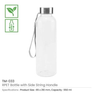 RPET Bottles with String Handle - Image 3