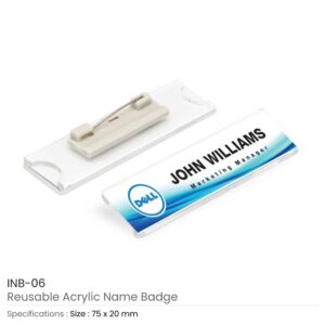 Reusable Acrylic Name Badges - Image 3