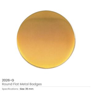 Round Flat Metal Badges - Image 3