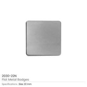 Square Flat Metal Badges - Image 3
