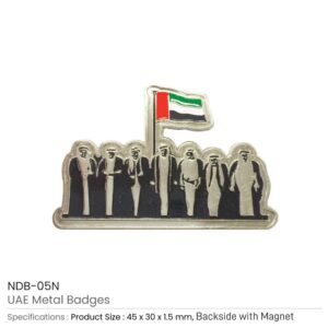UAE Metal Badges with Magnet - Image 3