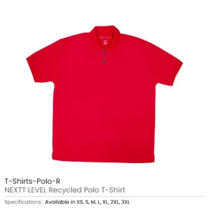 NEXTT LEVEL Recycled Polo T-Shirts - Image 5