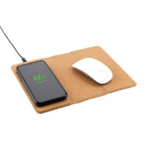 Cork Foldable Mousepads with 15W Wireless Charging Type-C - Image 4
