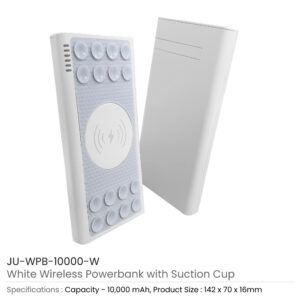 Wireless Power Bank 10000 mAh with Suction Cups - Image 3