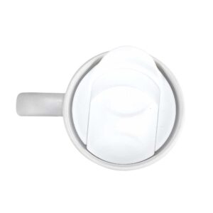 White Ceramic Mugs with Breast Cancer Awareness Logo - Image 4