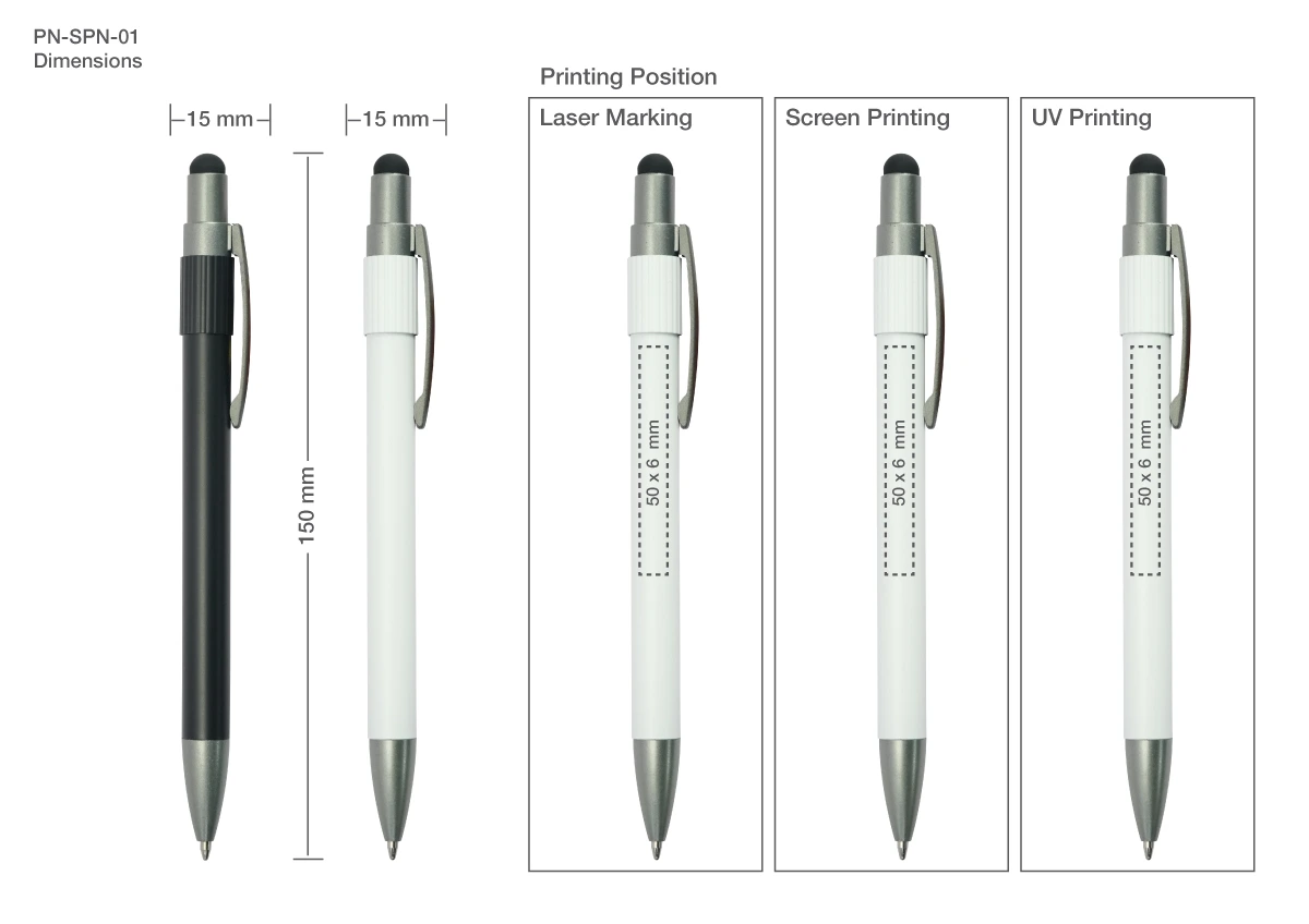 Stylus Metal Spinner Pens Printing Details Stylus Metal Spinner Pens Printing Details