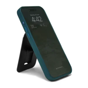 Magsafe Wireless Charger 15W with Phone Stand & Card Slot - PU Leather - Image 6