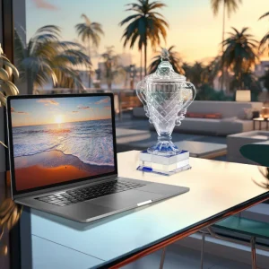 Large Crystal Glass Trophy Cup with Chocolate Gift Edition - Image 3