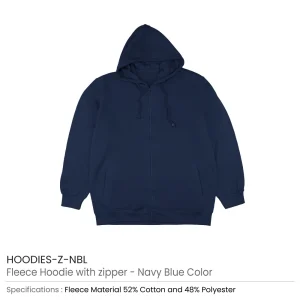 Fleece Hoodies with Zipper in (S to 3XL) Sizes - Image 10