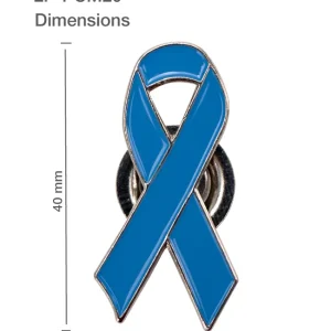 Prostate Cancer Awareness Logo Metal Badges with Magnet Attachment - Image 6