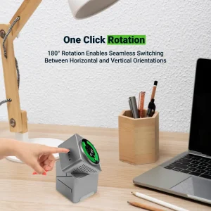 3-in-1 Rotating Wireless Charging Station 15W Fast Charging - Image 8