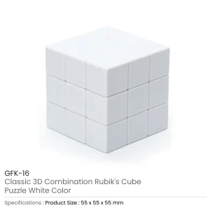 Promotional Rubik's Cube Puzzles White - Image 3