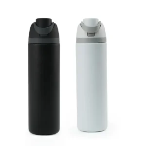 SS Bottles with Straw & Push Button Lid - Double-Wall Vacuum, 1Liter - Image 5