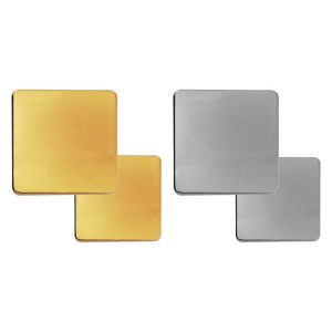 Square Flat Metal Badges - Image 1