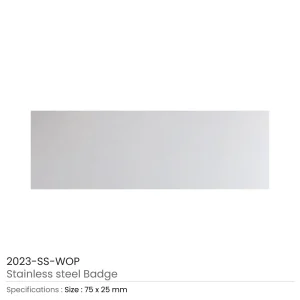 Shiny Gold and Silver Plated Metal Name Badges - Image 5