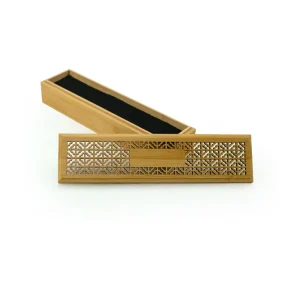 Wooden Incense Burner Holder with Drawer Includes 10 Pcs Oud Sticks - Image 5