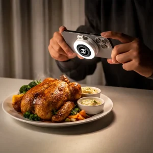 Pocket Selfie Ring Light with MagSafe, Bi-Color LED, 180° Flip Design - Image 5