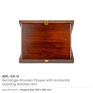 Wooden Plaque – Horizontal with Presentation Box - Image 4