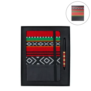 Notebook and Pen Giftset in Traditional SADU Designs